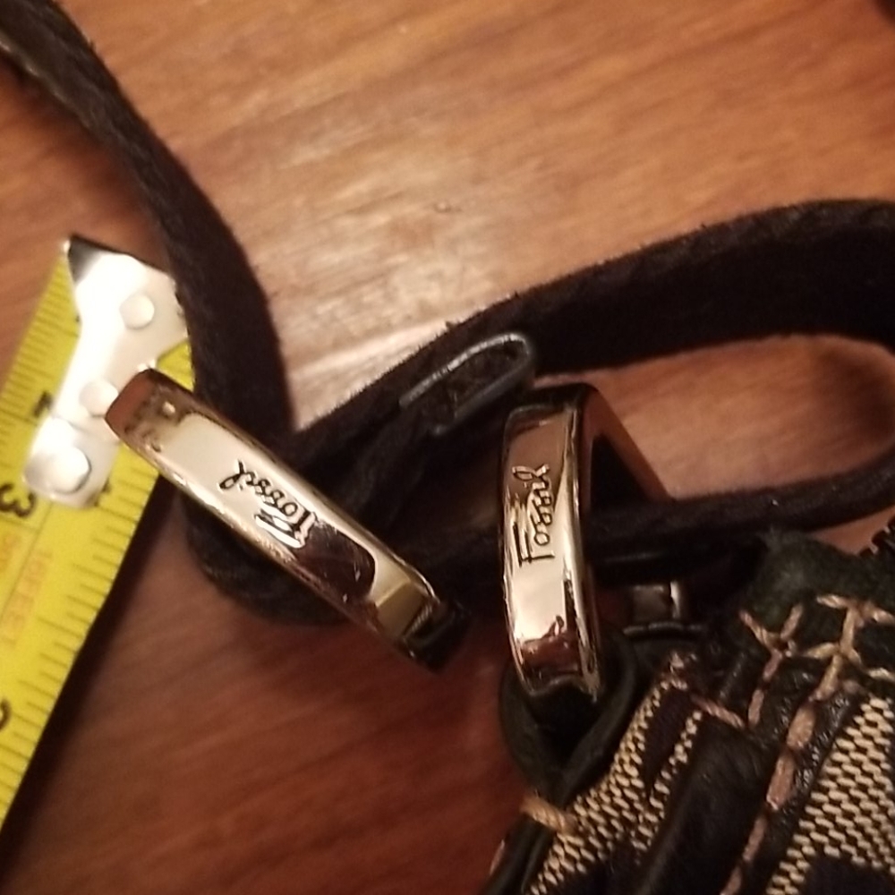 Fossil Fabric And With Leather Trim - image 6